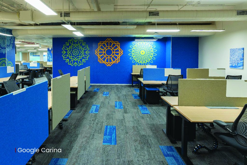 Google Carina workspace, built by Exotic Innovations